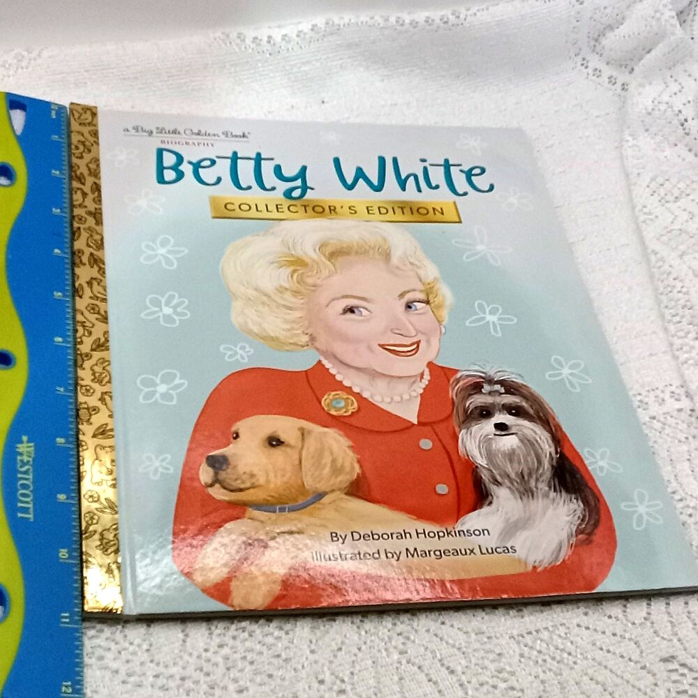 Large A Big Little Golden Book Betty White Collector's Edition Biography